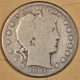 1901-s Barber Half.  2.5 Letters of Liberty Visible.  G-VG.  193982