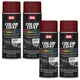 SEM Color Coat Napa Red Flexible Vinyl Spray Auto Paint 12 oz. SEM 15273, 4 Pack
