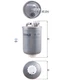 Knecht KL 476D fuel filter for Ford Seat VW