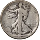 1919-S San Francisco Walking Liberty Silver Half Dollar 50C Very Good VG+