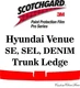 3M Scotchgard Paint Protection Film Pro Series Clear 2020 2021 Hyundai Venue