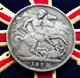 1892 VICTORIA CROWN Solid 0.925 Silver Antique Coin Old Proof Royal Mint London
