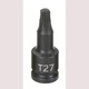 Grey Pneumatic 927T 1/4" Drive x T27 Internal Star Impact Driver