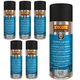 Hycote Colour Aerosol Spray Paint Black VHT Very High Temperature 400ml x6