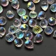 Faceted Glass Beads for Jewelry DIY Women Crystal Strawberry AB Color 10x8mm Set