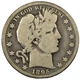 1895-O New Orleans Very Good VG+ Barber Silver Half Dollar 90% 50c