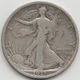 1917 S Obverse Walking Liberty Half Dollar, VG, damaged, bent