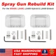 2x For Iwata LS400 Series Spray Gun Rebuild Kit w/ Air & Fluid Valve Spring 5652