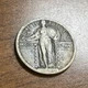 1920-D Standing Liberty Silver Quarter XF details - Scratched Reverse