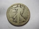 1917 S Liberty Walking Half Dollar Obverse Variety Vtg Silver