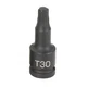 Grey Pneumatic 1/4" Drive x T30 Internal Star Impact Driver