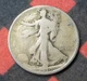 1919 D Liberty Walking Silver Half Dollar, Semi Key Date, USA Silver 50C Coin