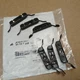 6X NEW BMW From 2011 Windsreen Drip Moulding Clip 51137258183 Genuine 7258183