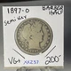 1897 O Key better date BARBER HALF  In Good++ Condition XX237