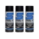 Steel-it 1012B Black Polyurethane Stainless Steel Spray 14oz Can (Pack of 3)