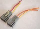 1973-1979 Ford Power Window & Wiper Motor Gray Plastic Wiring Connector Leads