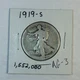 1919-S Walking Liberty Half Dollar - Low Mintage- Free Shipping