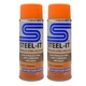 STEEL-IT 1350D Polyurethane Protective Spray  12oz Can Orange 2 Pack