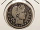 1896-O Barber Quarter, VG/F