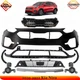 Front Bumper Cover Primed Plastic & Fog Lights Kit For 2020-2022 Kia Niro