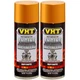 VHT Paint VHTSP404 (2-PACK); Engine Metallic 11oz Aerosol Gold Flake 650&deg;F