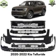 Front Bumper Cover Primed Plastic & Grille Assembly For 2020-2022 Kia Telluride