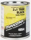 Transtar 4654 2-in-1 Satin Black Trim Paint (Quart)