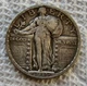 1919-D 25C Standing Liberty Silver Quarter Rare Key Date Full Bold Date Shows XF