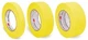 3M 06652 06654 06656 1 Roll Ea Yellow Automotive Refinish Masking Tape