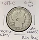 1897-O Silver Barber Half Dollar KeyDate G+ Detail Scrape Full Obv Rim Part LITY