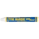 MARKAL 51420 Tire Marker,1/2W x 4-5/8"L,White 5DYU8