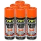 VHT Paint SP823 (6pk); Plastic Paint 11oz Aerosol Gloss Orange 200&deg;F