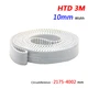 HTD-3M Width 10mm PU Timing Belts Pitch 3mm for 3D Printer, CNC 2175mm to 4002mm