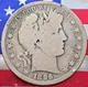 1896-S U.S. Barber Half Dollar Good+ Details (Must See Photos)