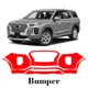Front bumper PreCut PPF Paint Protection Film For Hyundai Palisade 20-2022