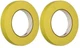 2 Rolls 3M 06652 3/4 Inch Autobody Yellow Automotive Masking Tape 6652