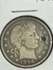 1896-o Barber Quarter 25c, much better date, Nice Details, Holed, Free shipping