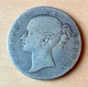 1847 Solid Silver Antique Victorian Era Crown Coin Vintage 0.925 Sterling Old UK