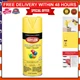 12 oz Krylon COLORmaxx Gloss Spray Paint - Bright Sun Yellow for All Surfaces
