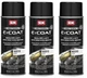 SEM 62213 EZ Coat Black Direct To Metal Spray Auto Body Paint Aerosol (3 Cans)
