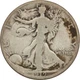 1919-D Walking Liberty Half Dollar 50C, Very Good VG, FULL DATE!