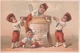Rare 1873 Early Liebig Trade Card S42 Cadets Eating Series Children III French