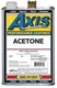 1PC AXIS PERFORMANCE COATINGS ASC0130-4 Acetone, Quart