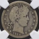 1914 S BARBER QUARTER NGC AG 3 WELL SPENT YET PROBLEM FREE LOW MINTAGE SEMI KEY