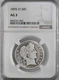 1895-O  50C BARBER SILVER HALF DOLLAR  "NEW ORLEANS"  NGC AG3  #8405241-043