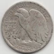 1919 D Walking Liberty Half Dollar, VG, scratched, damages