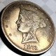 U.S. 1873 Liberty Trade Silver Dollar Coin, Antique, Used, Collectible