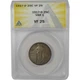 1917 D Type 1 Standing Liberty Quarter VF 25 ANACS Silver SKU:I22173