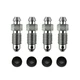 4 HEL STAINLESS STEEL BRAKE BLEED NIPPLES M8X1.25 FITS: BMW E46 M3 HEL1002B