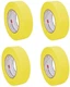 3M 06654 Automotive Refinish YjVuw Masking Tape, 36 mm x 55 m (4 Pack)